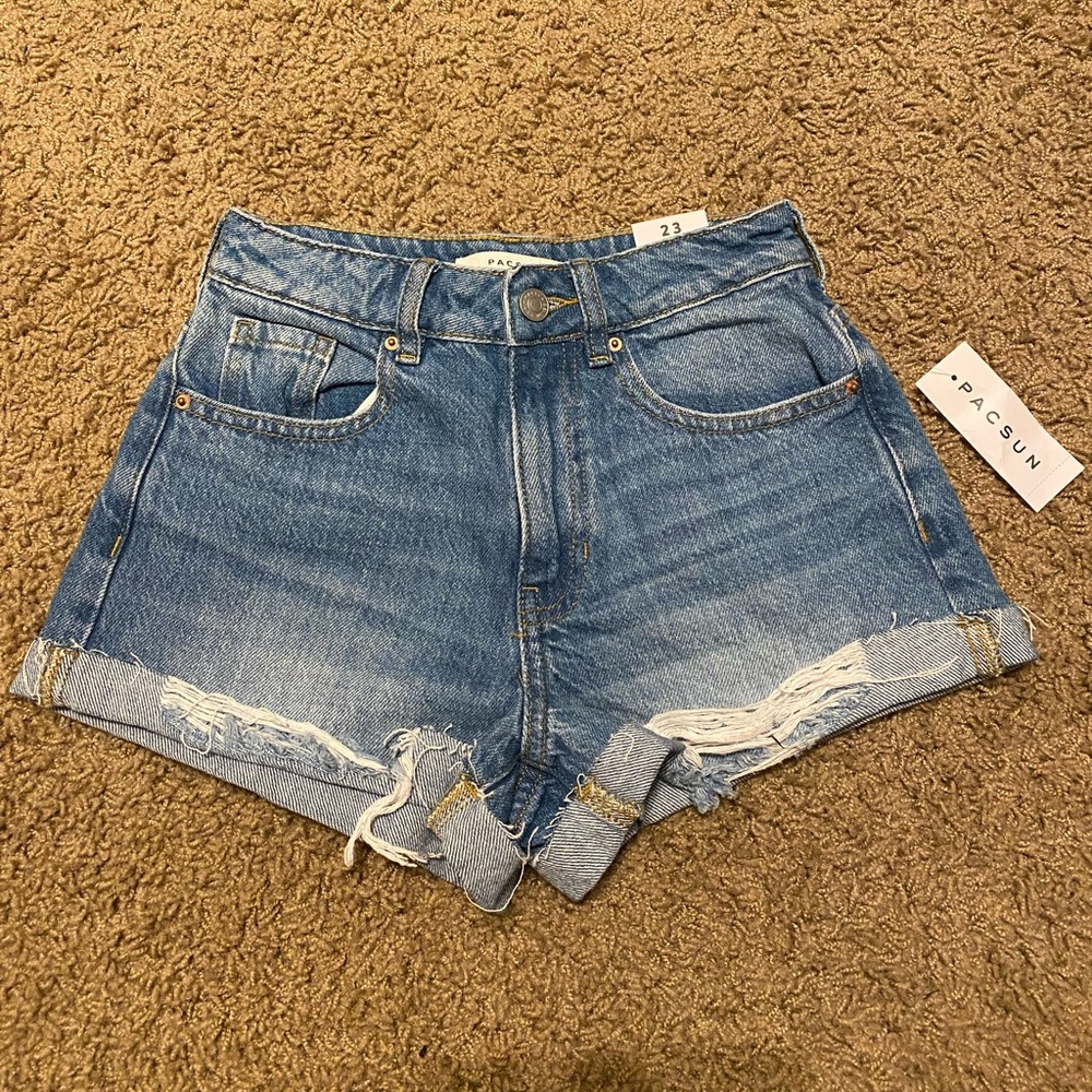 NWT Pacsun Mom Short Sylvie Blue Size 23